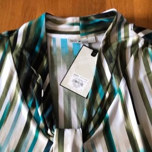 Dana Buchman Tops - Dana Buchman Sz XXL knotted V Neck Top NWT Dana Buchman Tops - Dana Buchman Sz XXL knotted V Neck Top NWT